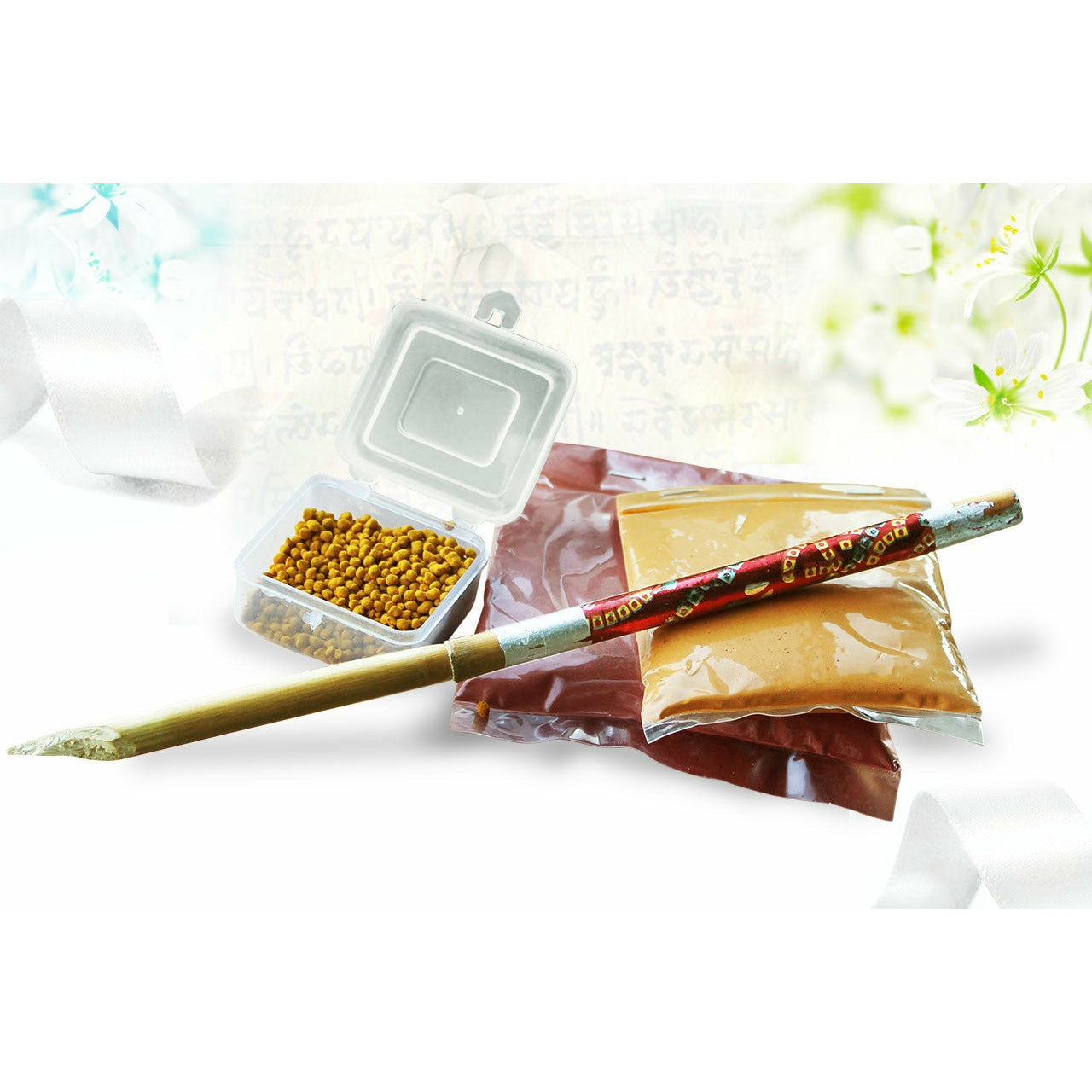 Ensemble d'écriture bhojapatra